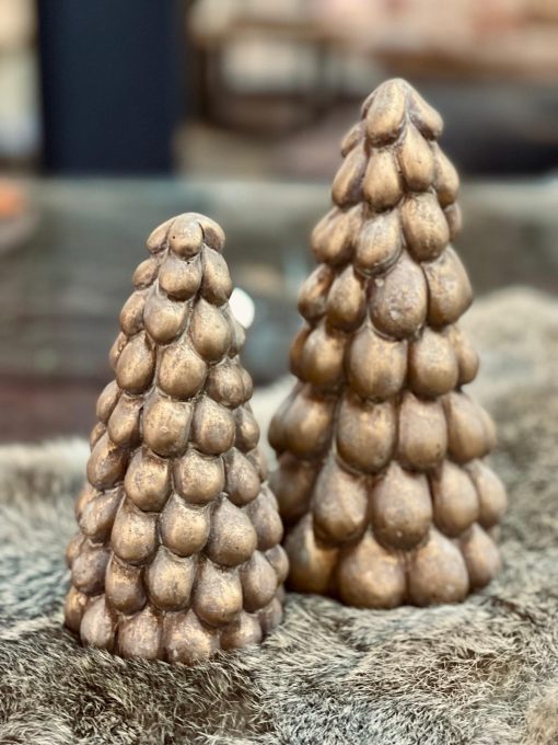 Stenen Kerstboom goud (Model B)