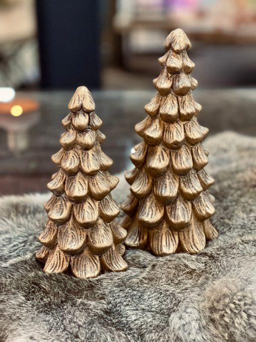 Stenen Kerstboom goud (Model A)