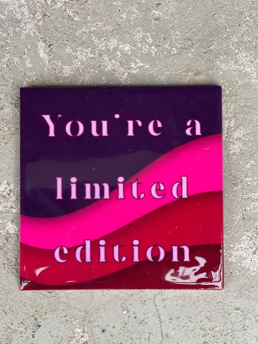 Tegeltje spreuktegel limited edition