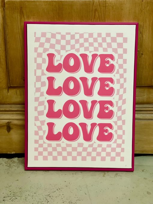 Poster in frame love
