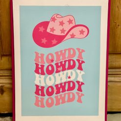 Poster in frame howdy