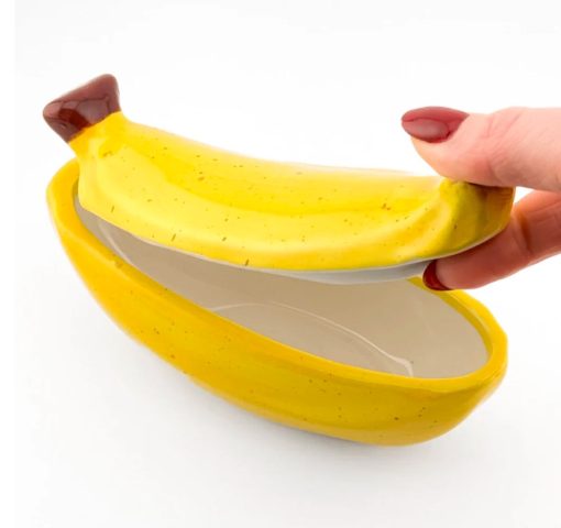 Opbergdoos met deksel banaan Groot - Afbeelding 3