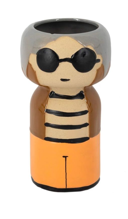 Aardewerk Kokeshi Doll vaas 16,8 cm
