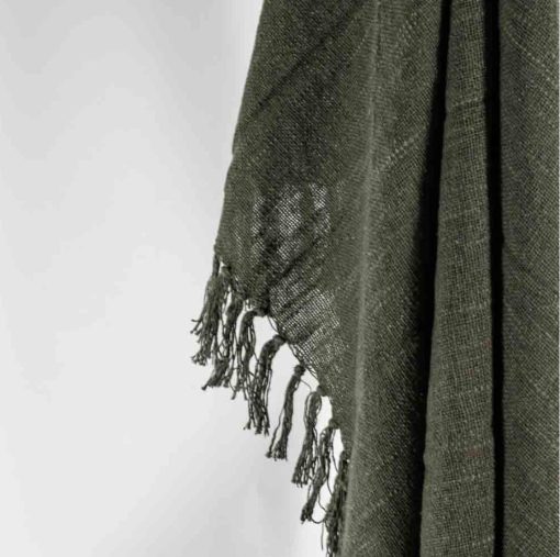 Plaid Cosy 150x200cm donkergroen - Afbeelding 2
