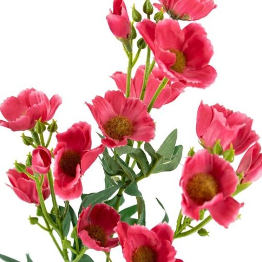 Kunstbloem klaproos fuchsia | kunstbloem - Afbeelding 2