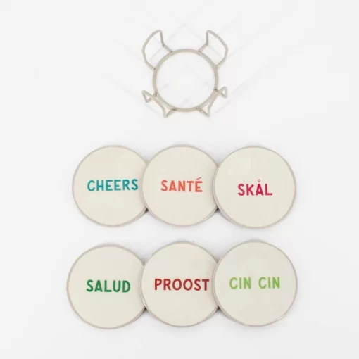 Onderzetters set van 6 proost