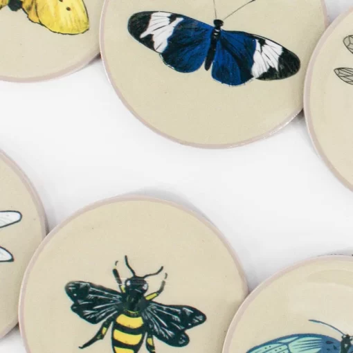 Onderzetters set van 6 insects - Afbeelding 6