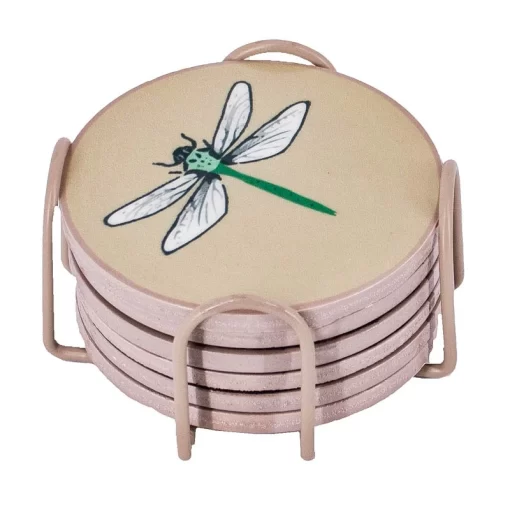 Onderzetters set van 6 insects - Afbeelding 5