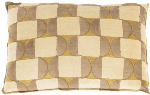 Kussen square oker 60x40cm