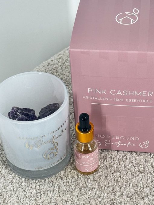 Geur kristal met 15ml essentiële olie Pink Cashmere - Afbeelding 3