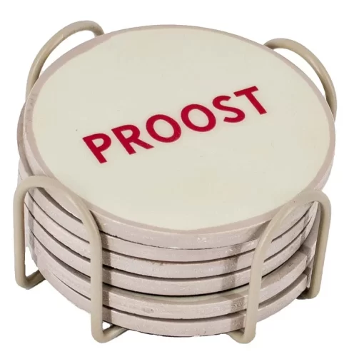 Onderzetters set van 6 proost - Afbeelding 6