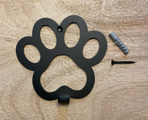 Hondenriem hanger 14x14cm zwart