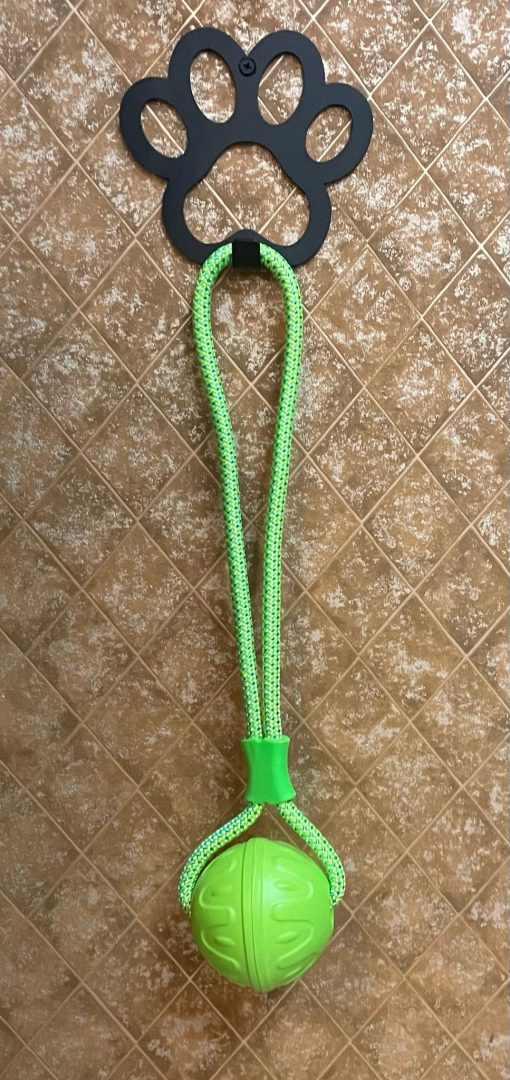 Hondenriem hanger 14x14cm zwart - Afbeelding 2