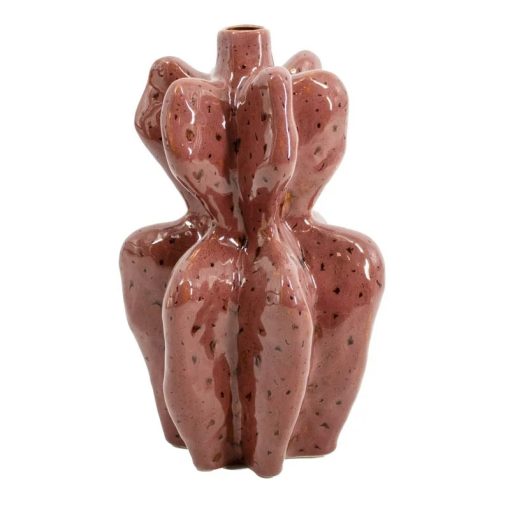 Aardewerk vaas Murkey bordeaux | vaas | 20x18x38,5cm