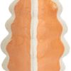 Aardewerk vaas stripes sandstone | bloemenvaas