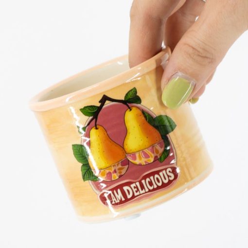 Aardewerk bloempotje peer 'Delicious' | bloempotje - Afbeelding 3