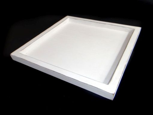 Dienblad 25x25cm  - Antique white