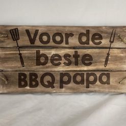 Dienblad touw 50x25cm voor de beste bbq papa natural