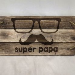 Dienblad touw 50x25cm super papa natural