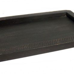 Dienblad 15x25cm dark brown