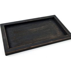 Dienblad 15x25cm black wash