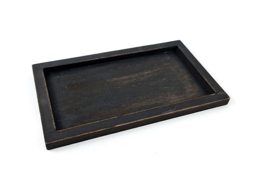 Dienblad 15x25cm black wash