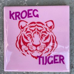 Tegeltje Kroegtijger | Hippe Spreuktegel | Afscheid cadeau| Nieuwe woning cadeau | Housewarming cadeau |Verjaardagscadeau | Birthday |Verjaardag |brievenbuscadeau