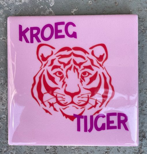 Tegeltje Kroegtijger | Hippe Spreuktegel | Afscheid cadeau| Nieuwe woning cadeau | Housewarming cadeau |Verjaardagscadeau | Birthday |Verjaardag |brievenbuscadeau