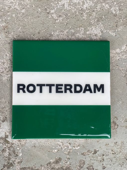 Tegeltje Rotterdam | Hippe Spreuktegel | Afscheid cadeau| Nieuwe woning cadeau | Housewarming cadeau |Verjaardagscadeau | Birthday |Verjaardag |brievenbuscadeau