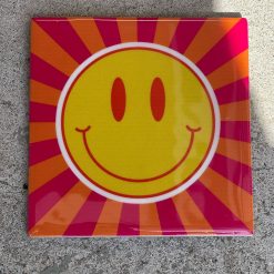 Tegeltje Smiley sunshine | Hippe Spreuktegel | Afscheid cadeau| Nieuwe woning cadeau | Housewarming cadeau |Verjaardagscadeau | Birthday |Verjaardag |brievenbuscadeau