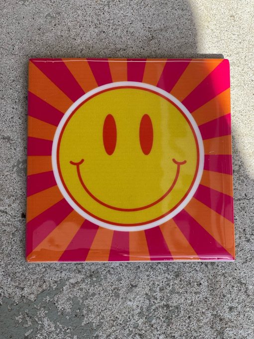 Tegeltje Smiley sunshine | Hippe Spreuktegel | Afscheid cadeau| Nieuwe woning cadeau | Housewarming cadeau |Verjaardagscadeau | Birthday |Verjaardag |brievenbuscadeau