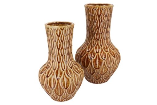 Vaas inga boa brown 23x39cm - Afbeelding 3