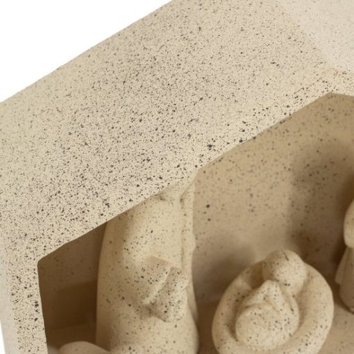 Aardewerk kerststal beige | kerststal | kerst | decoratief beeld - Afbeelding 2