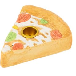Aardewerk kaarsenstandaard 'Pizzapunt' | kaarsenstandaard