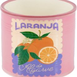 Aardewerk bloempot sinaasappel 'Laranja' | bloempot