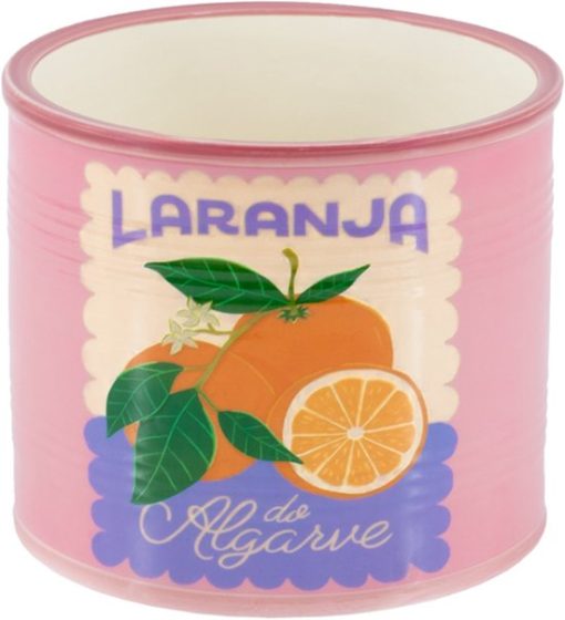 Aardewerk bloempot sinaasappel 'Laranja' | bloempot