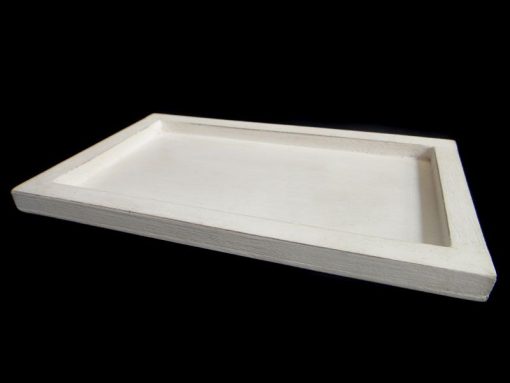 Dienblad 15x25cm Wit