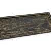 Dienblad 16x39 zwart/goud