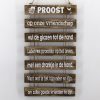 Tekstbord 43x24 proost naturel