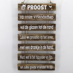 Tekstbord 43x24 proost naturel