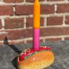 Kaarsenstandaard hotdog 14*8,6x6,9cm