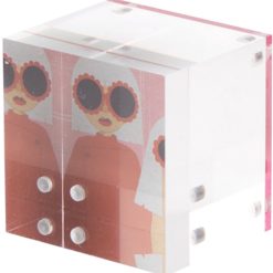 Fotokubus Prisma roze | Fotokubus | 5x5x4,5cm