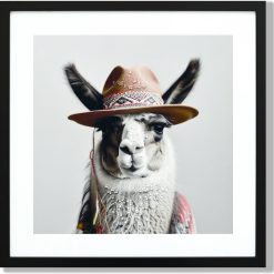 Schilderij lama | Schilderij