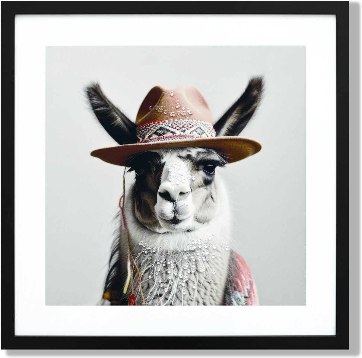 Schilderij lama | Schilderij
