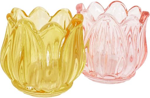 Waxinelichtje tulp roze | Waxinelichtje | 7.2*7.2 - Afbeelding 2