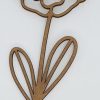 Bloem decoratief hout mdf naturel 33x8 cm