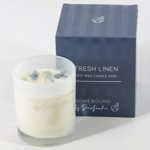 Geurkaars 'Fresh linen' - Afbeelding 3
