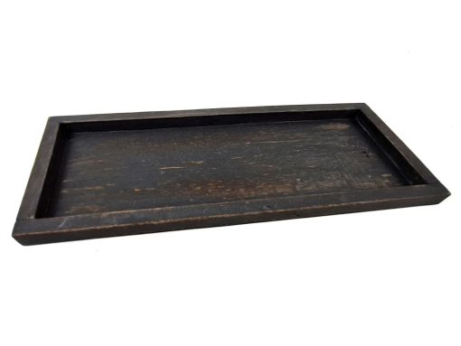 Dienblad 16x39cm black wash