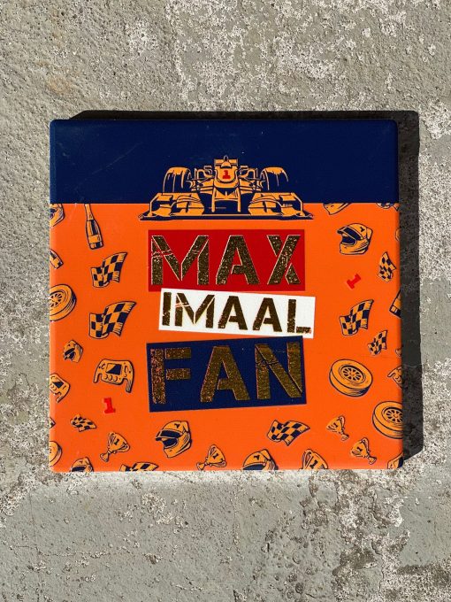 Tegeltje Max imaal fan | Hippe Spreuktegel | F1 | Afscheid cadeau| Nieuwe woning cadeau | Housewarming cadeau |Verjaardagscadeau | Birthday |Verjaardag |brievenbuscadeau