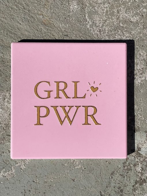 Tegeltje Girl power| Hippe Spreuktegel | Afscheid cadeau| Nieuwe woning cadeau | Housewarming cadeau |Verjaardagscadeau | Birthday |Verjaardag |brievenbuscadeau